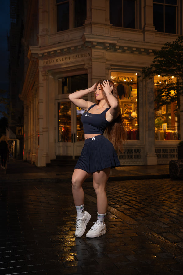 Tropical Heat Top - Navy