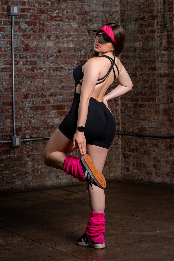 Backfire Romper - Black