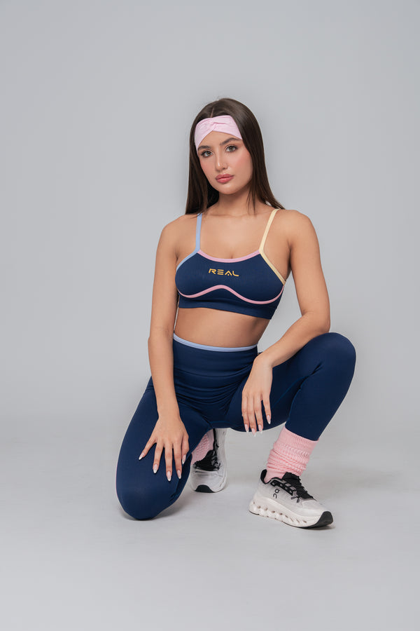 Sweet Sports Bra - Navy