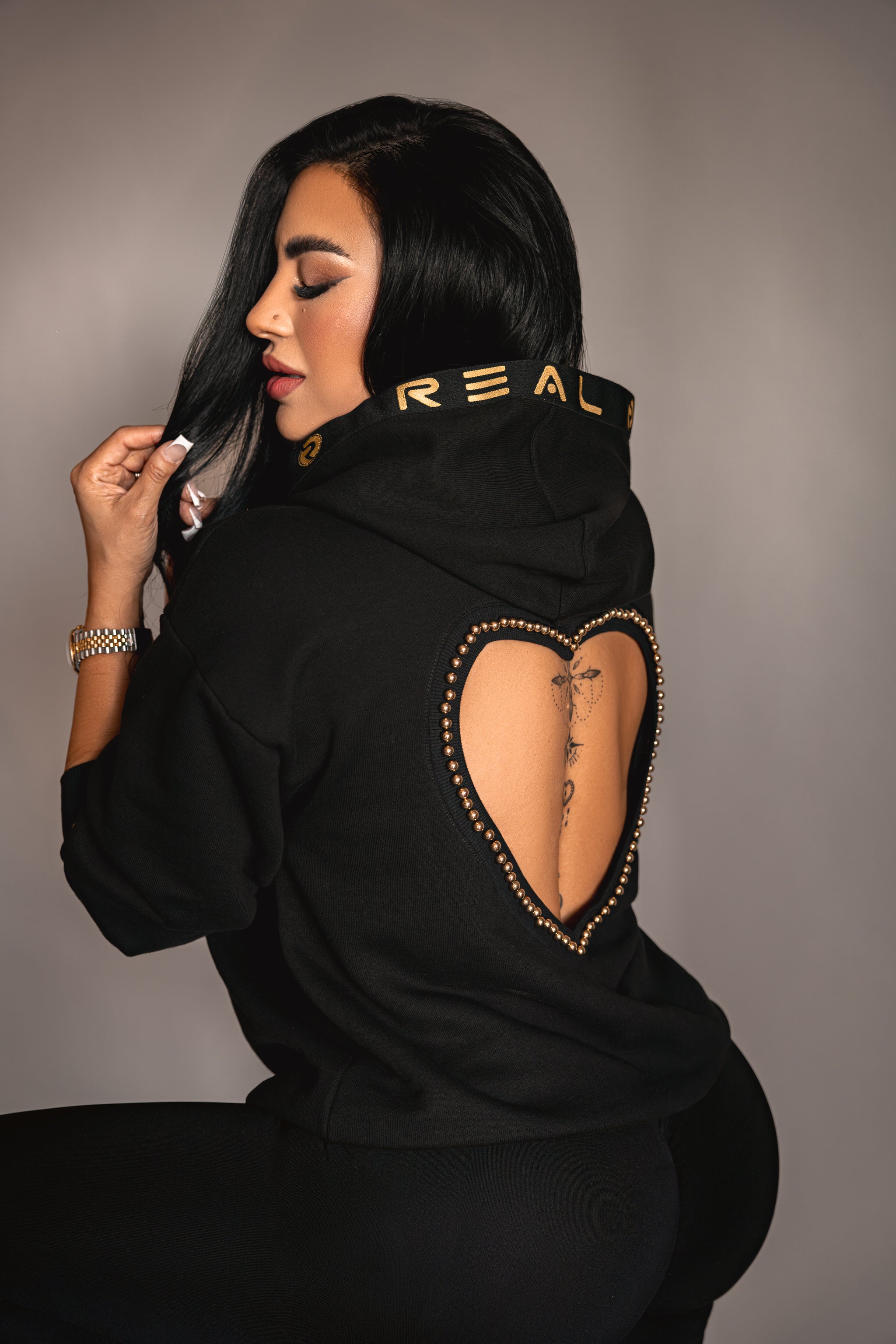 Real Heart Cut-Out Hoodie