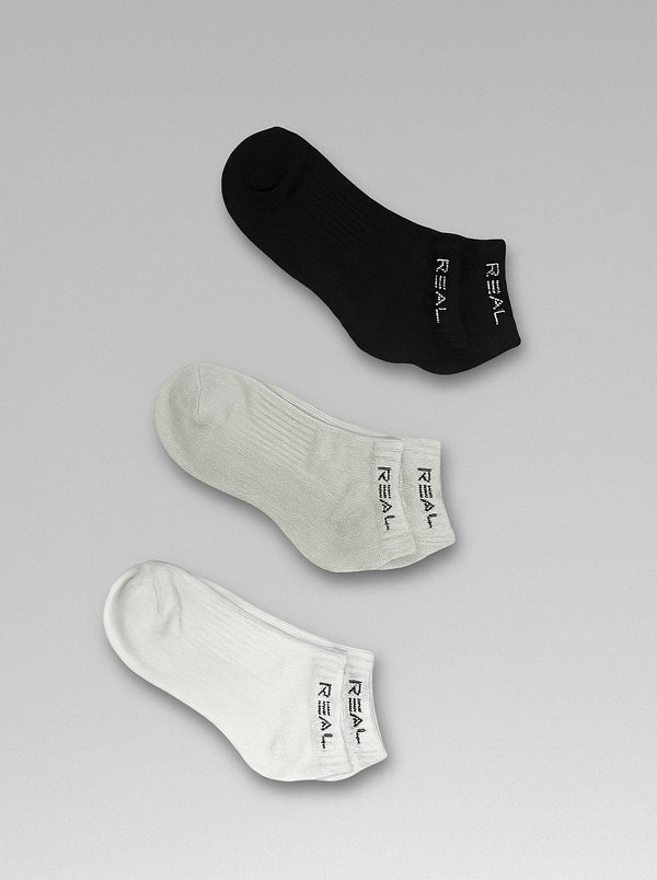 Real Activewear Ankle Socks - Onyx