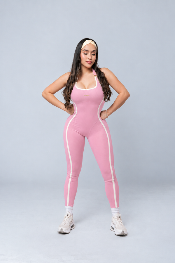 Sugar Loop Jumpsuit - Cotton Candy