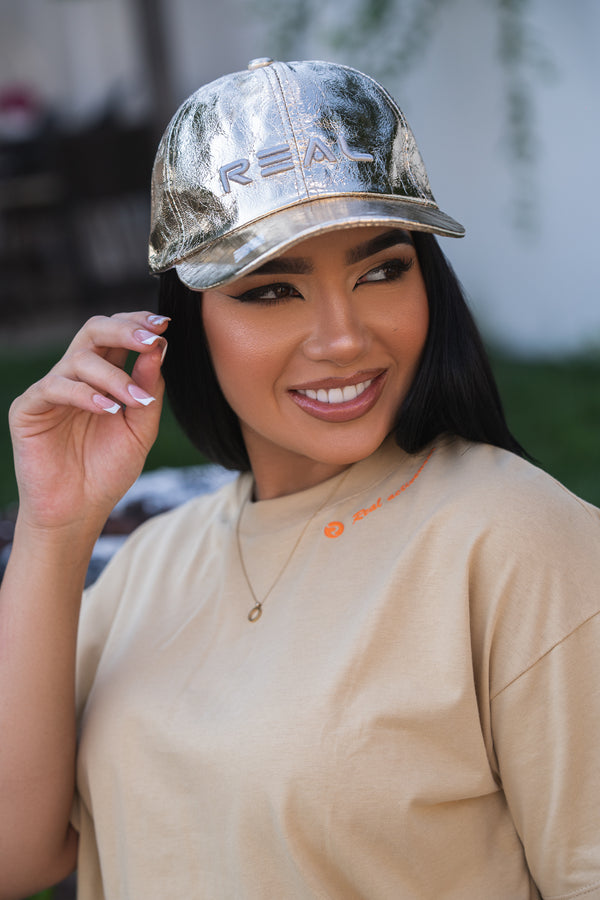 Real Activewear Hat - Gold Vintage Metallic