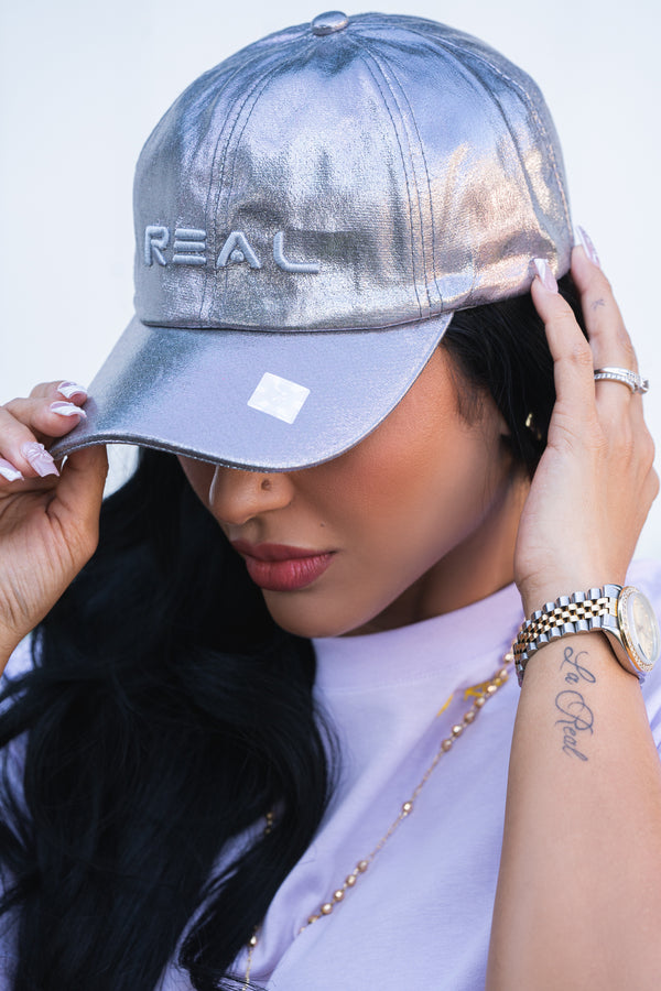 Real Activewear Hat - Grey Metallic