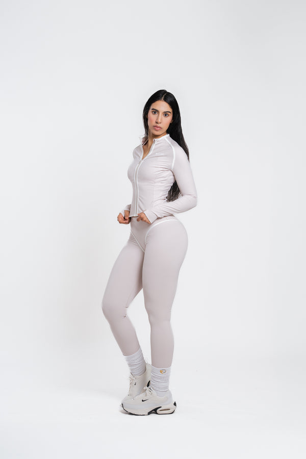 Form Line Jacket - Beige
