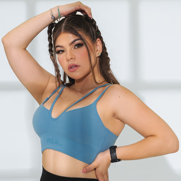 Real World Sports Bra - Blue