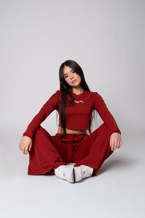 Off-Line Lounge Pants - Dark Cherry