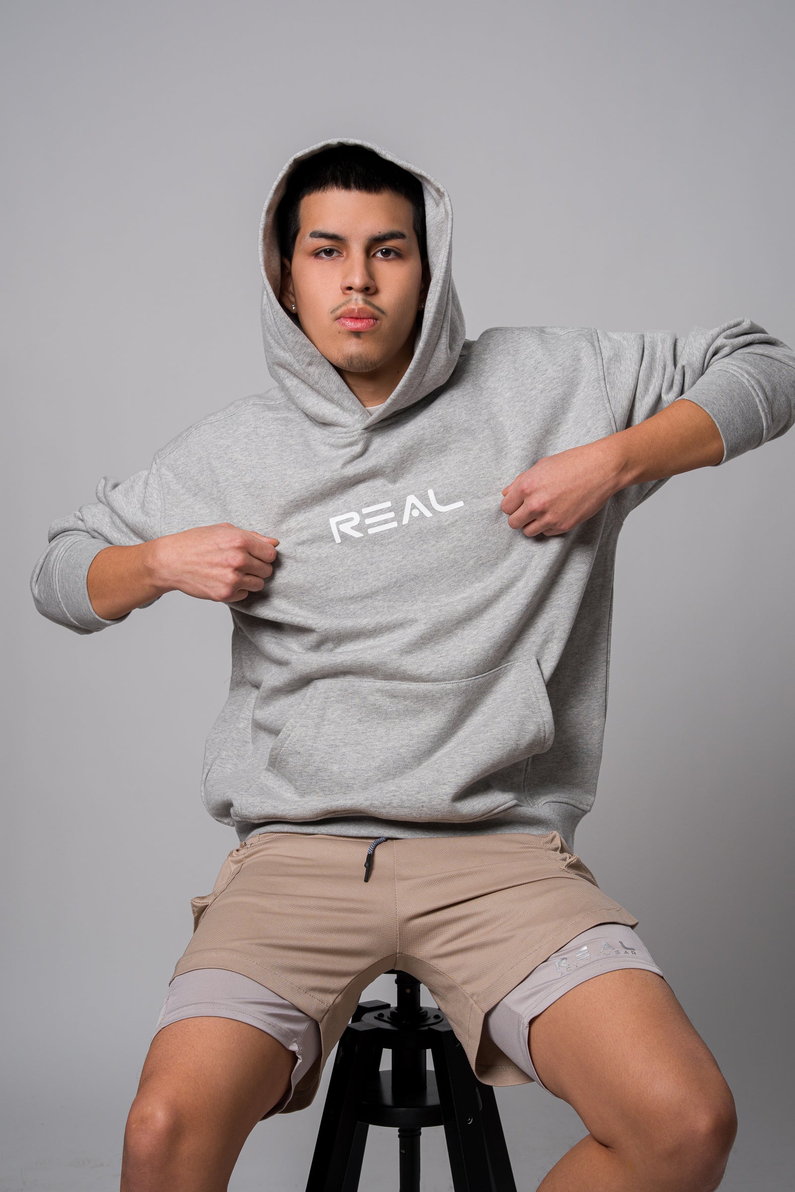 Mens Oversized Cozy Hoodie