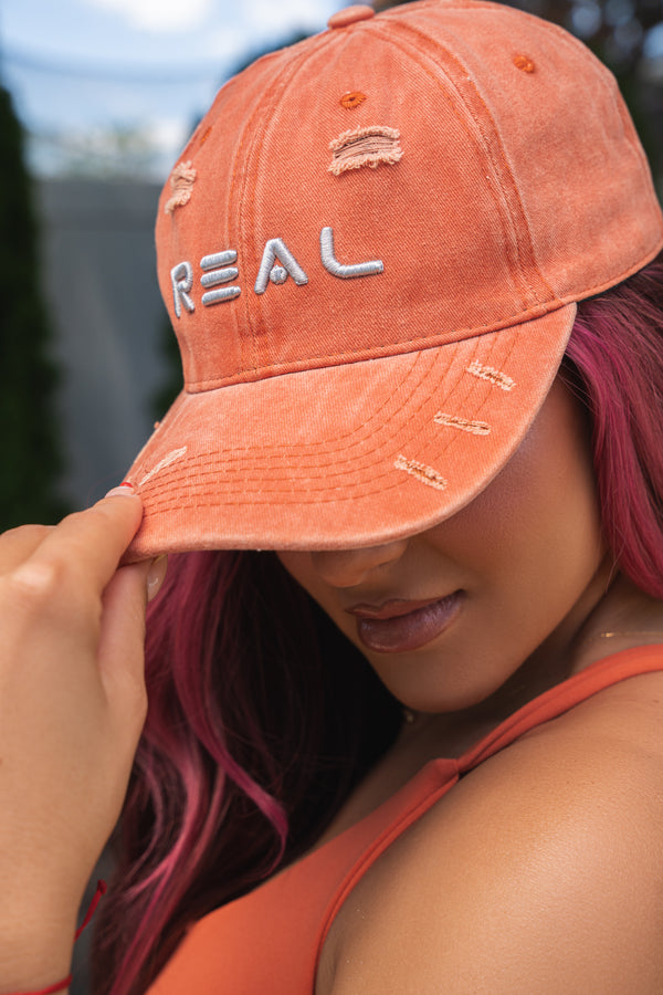 Real Activewear Hat - Vintage Orange