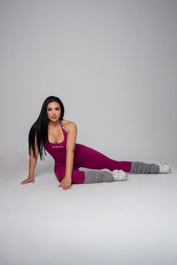 Line Halter Jumpsuit