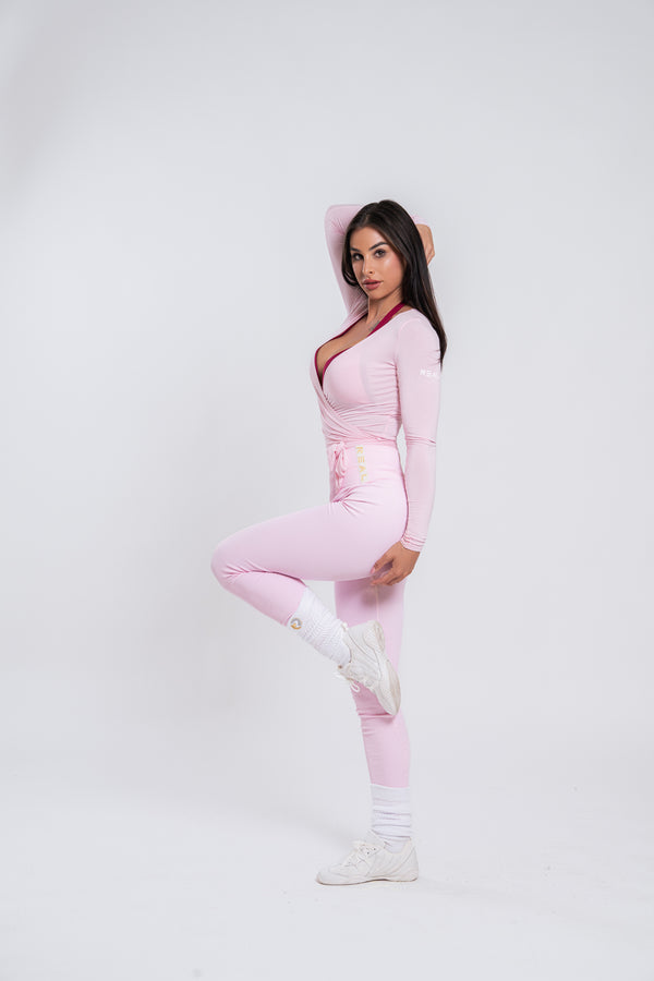 Studio Wrap Top - Cotton Candy