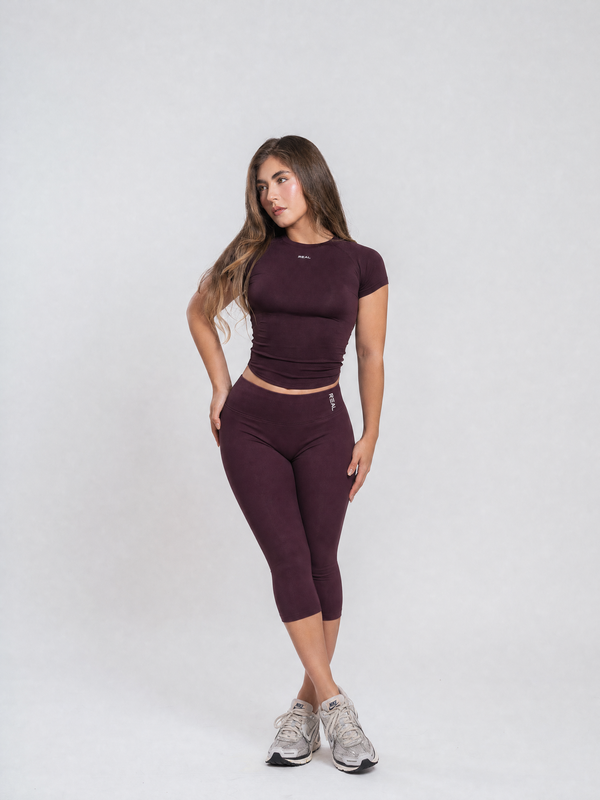 Endurance Capris - Wine
