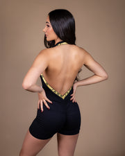 Halter Crush Romper