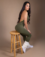 Neck Halter Soft Jumpsuit