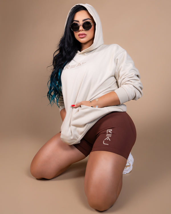 Oversized Cozy Hoodie - Sand