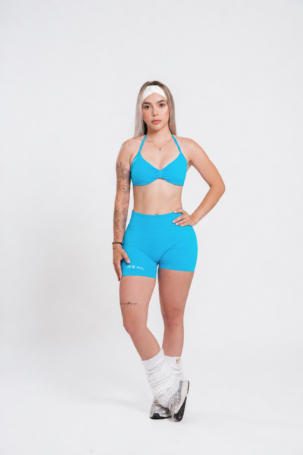 Endurance Sports Bra - Azure