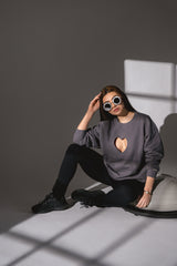 Real Heart Cut-Out Pullover