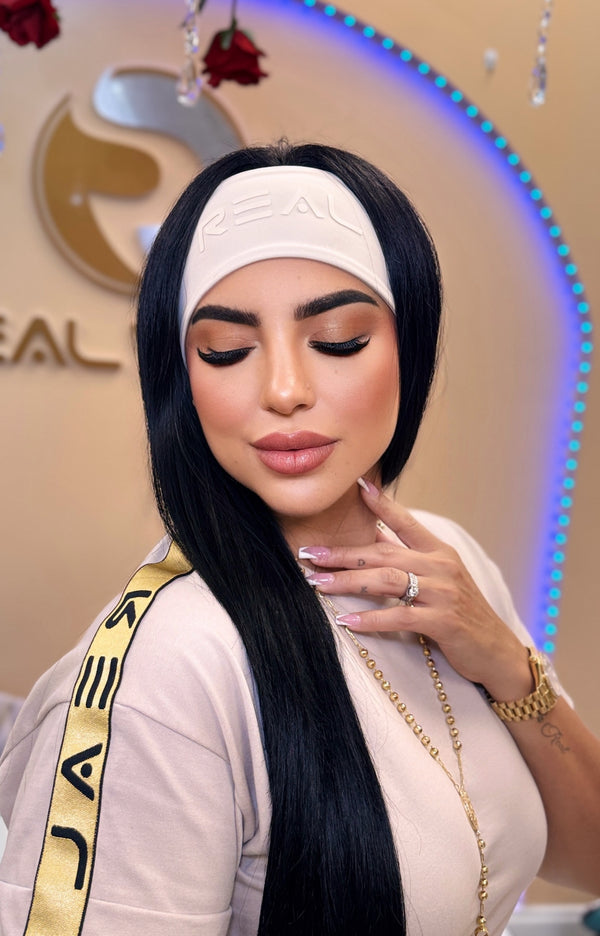 Real Fit Headband - Sleek Edition (6.5 cm) - Vanilla
